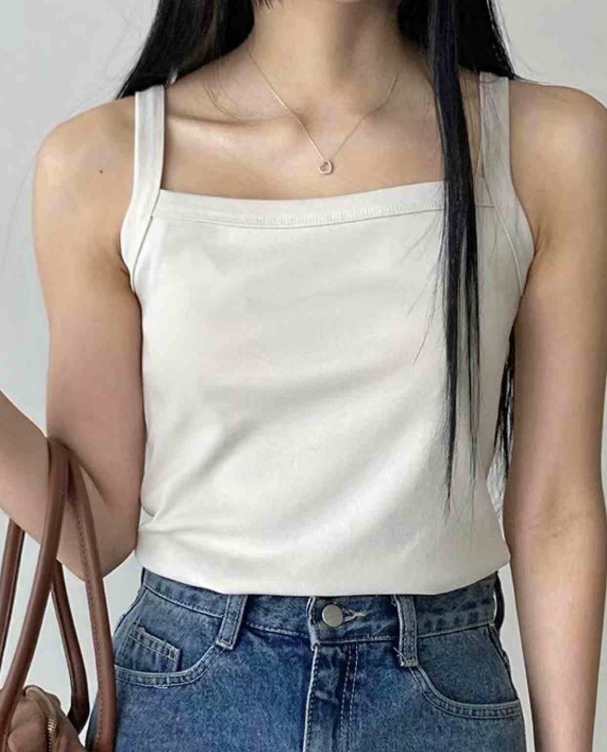 SNAP直郵韓國代購女裝新品人氣24秋夏時尚推薦職業吊帶背心SNAP吊帶/背心