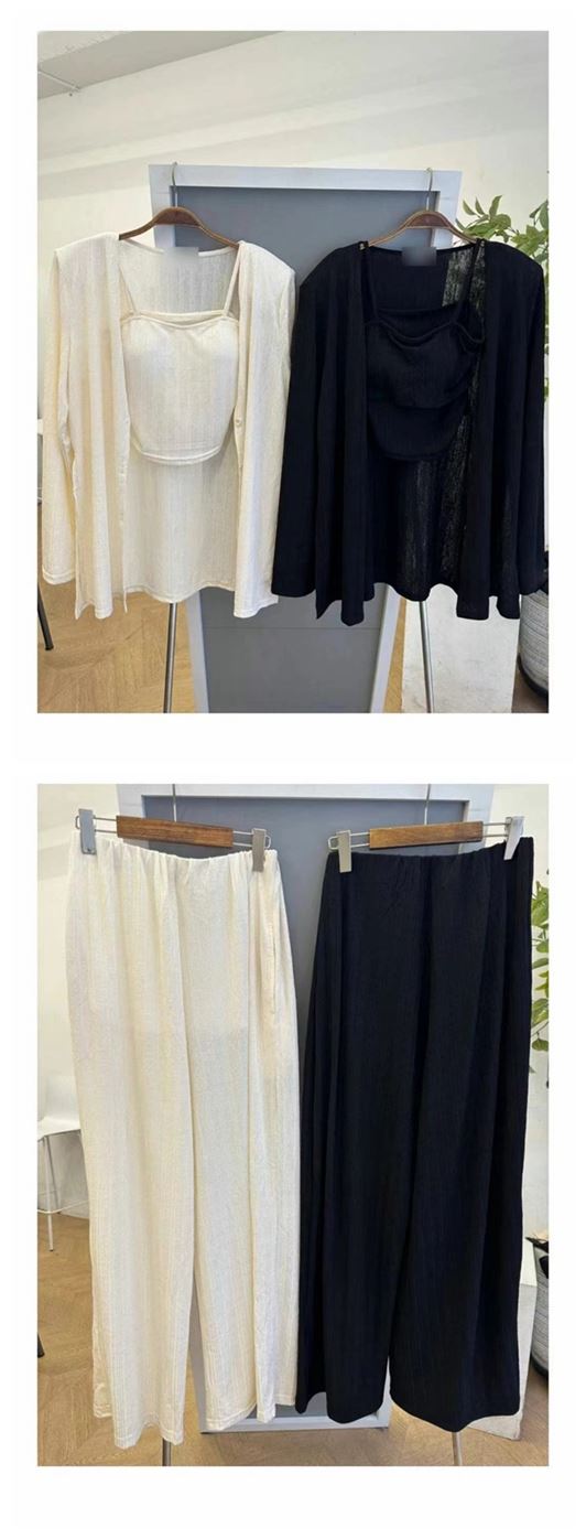 COZCAT韓國直郵東大門實拍女士新品24秋夏推薦套裝三件套COZCAT套裝
