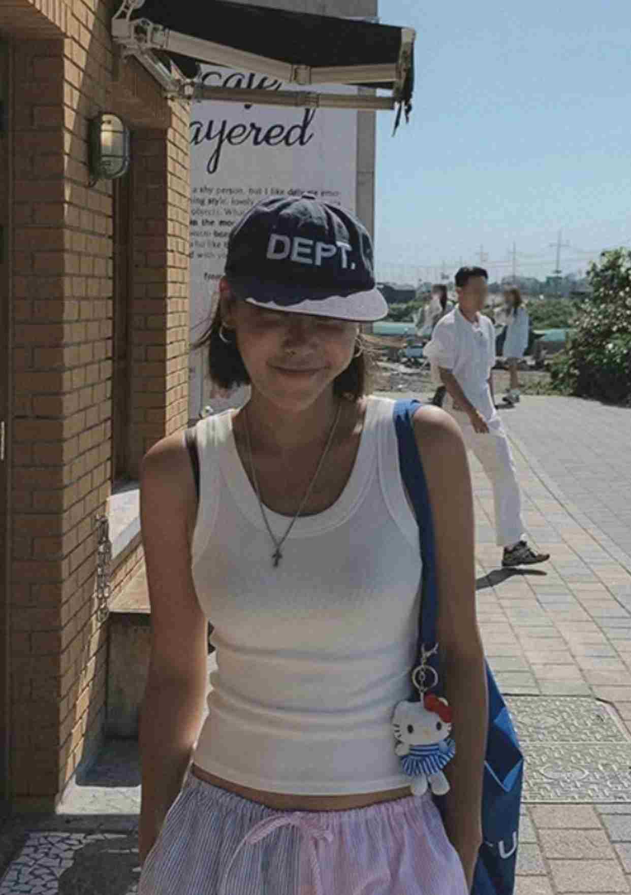 MYME韓國直郵東大門實拍女裝新品休閑真品熱賣人氣吊帶背心MYME吊帶/背心