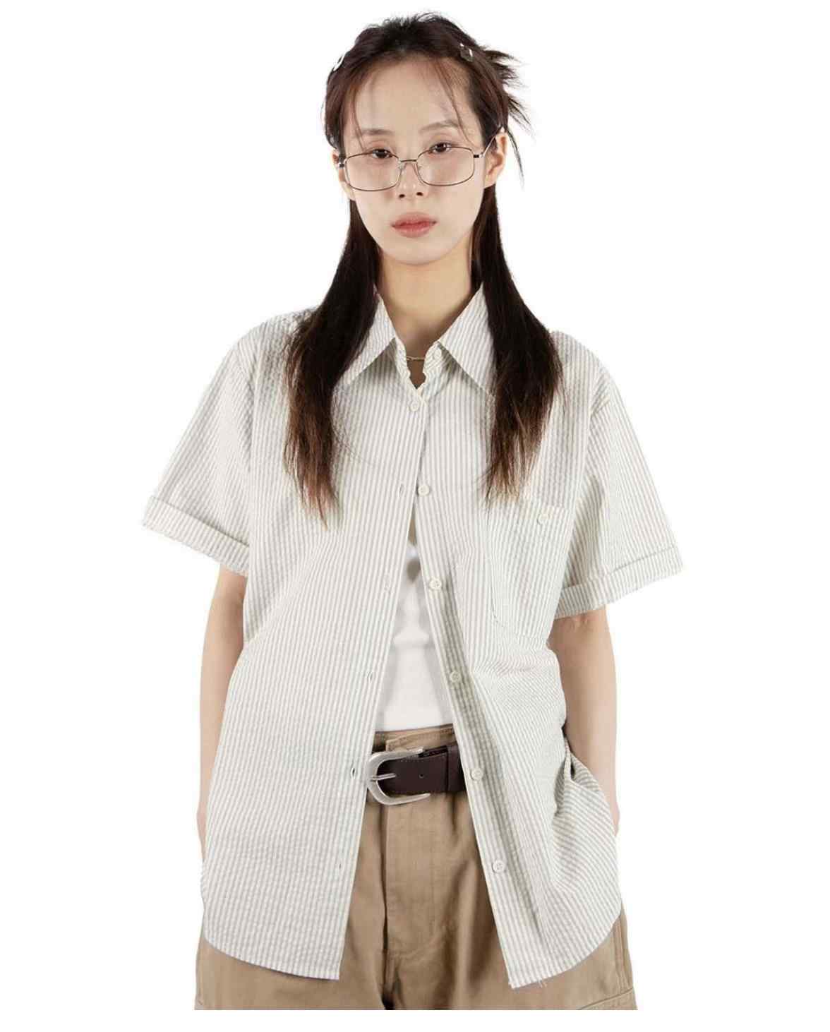 IKMOOI直郵韓國代購女裝新款時尚推薦熱賣真品休閑襯衫蕾絲衫IKMOOI襯衫/蕾絲衫