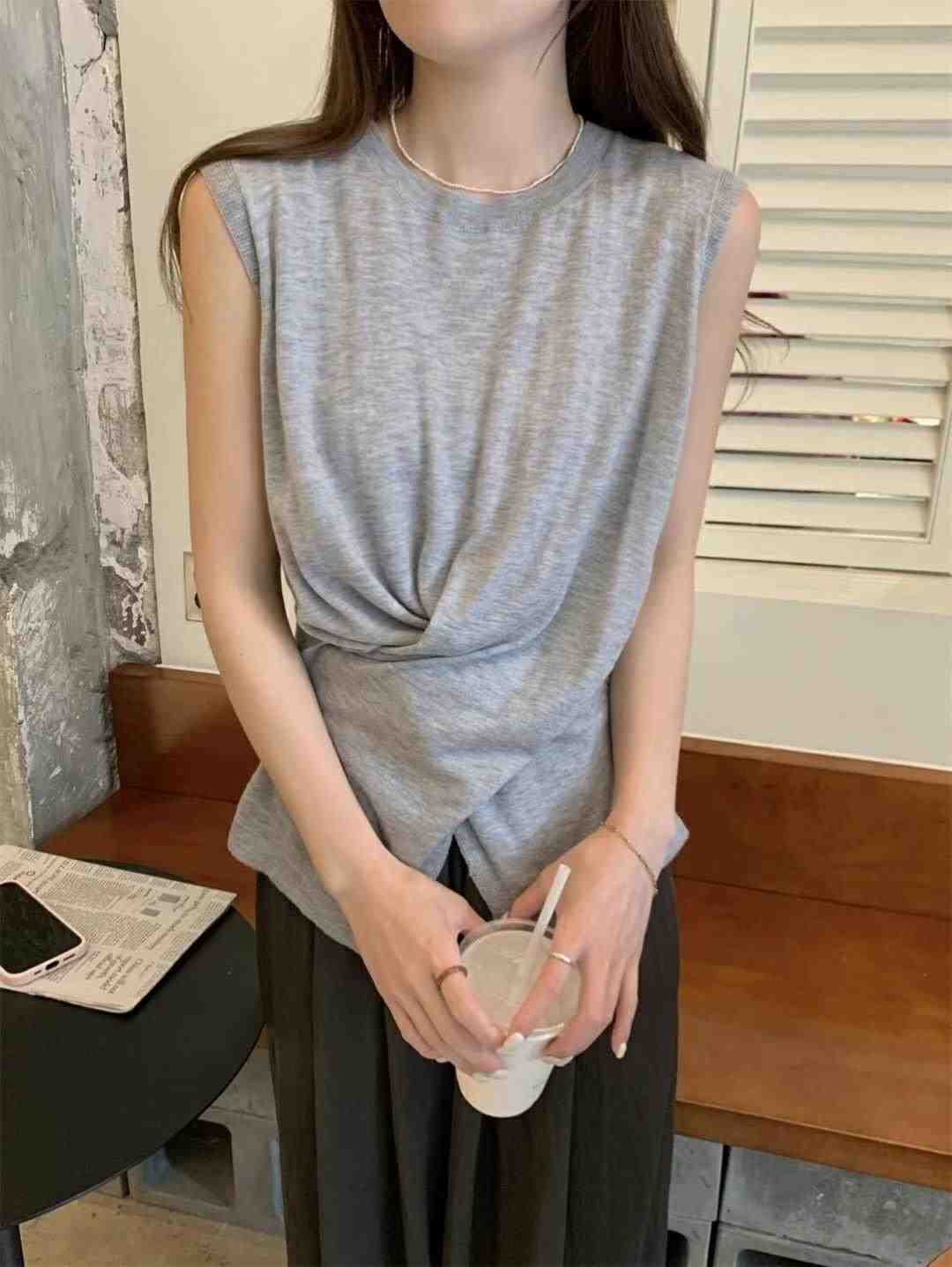 PAPER5123-T韓國直郵東大門代購女裝新款熱賣吊帶背心PAPER5123-T吊帶/背心