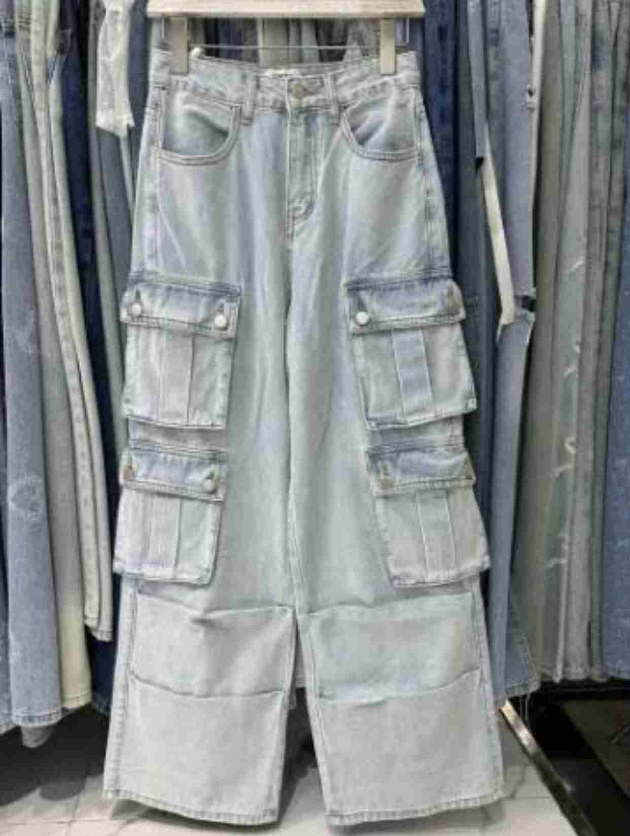 DEBELL韓國直郵東大門代購女裝新款休閑人氣真品熱賣牛仔褲DEBELL牛仔褲