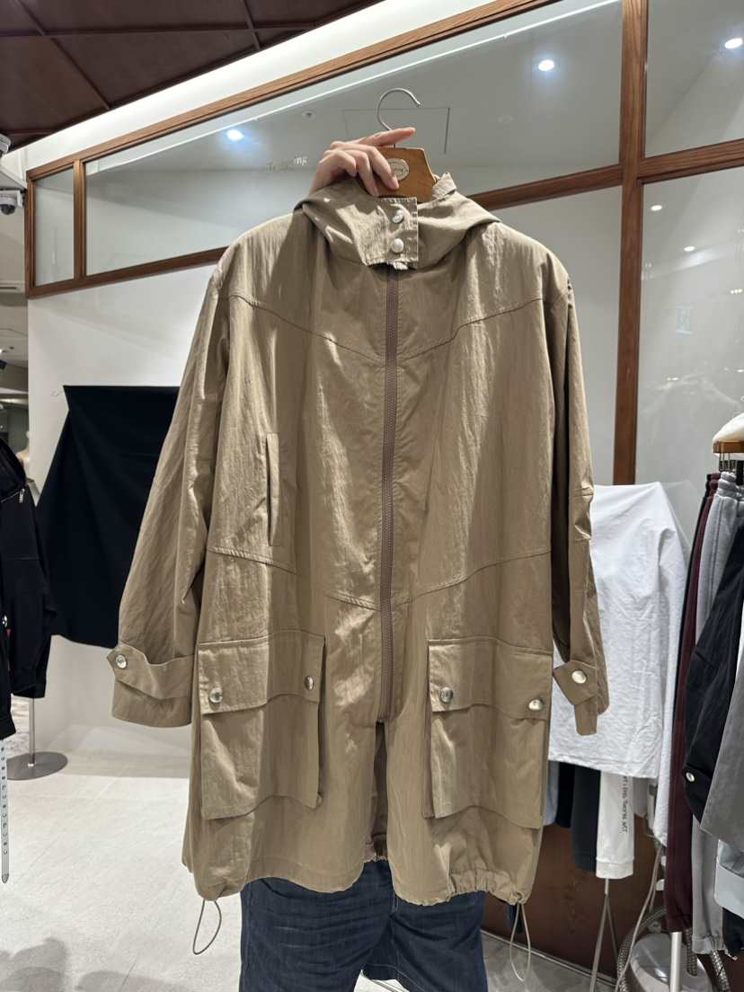 Tempting韓國直郵東大門實拍女裝新品職業推薦長款風衣秋款TEMPTING長款風衣
