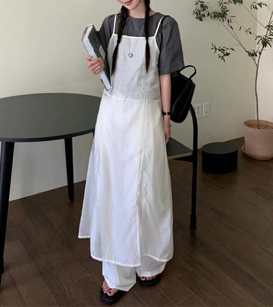 COVER韓國直郵女裝新款推薦真品人氣時尚24春夏連衣裙天絲透視COVER連衣裙