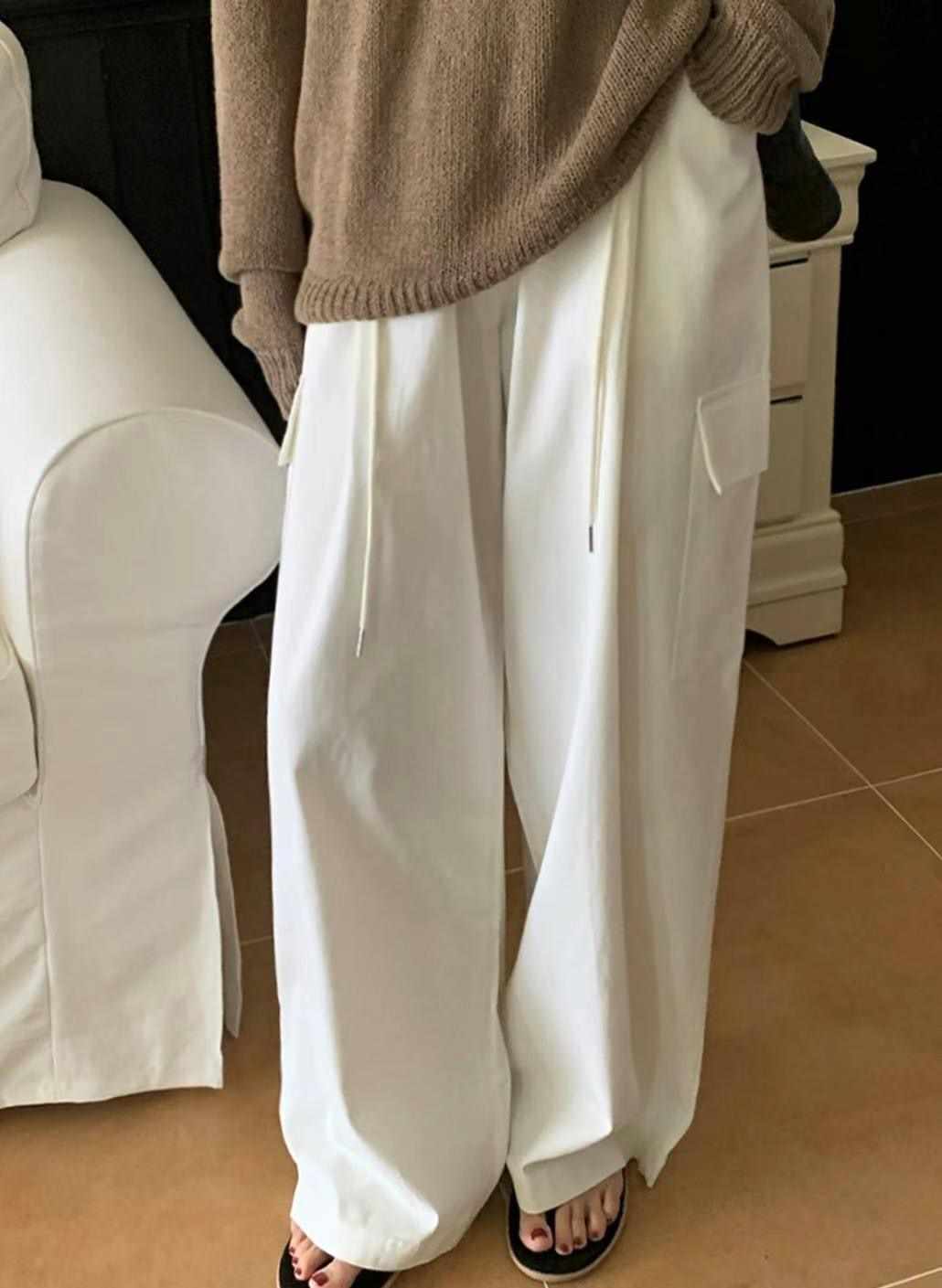 COVER韓國直郵東大門實拍女裝新款24春夏真品推薦熱賣休閑褲COVER休閑褲