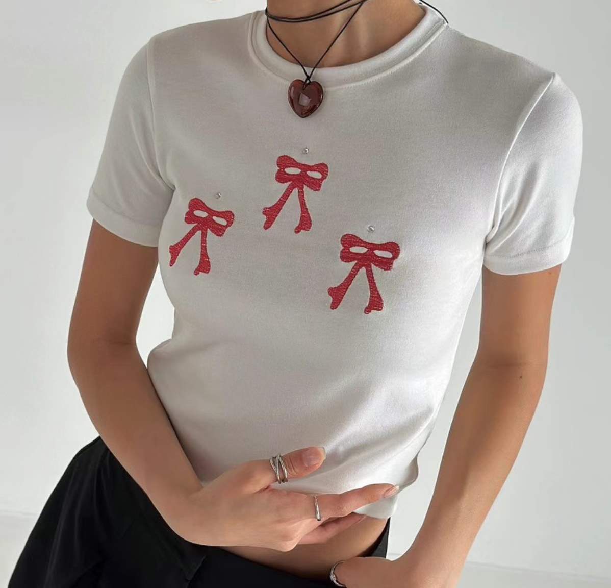 HIDDENHILLS韓國直郵東大門實拍女裝新品人氣時尚休閑推薦T恤HIDDENHILLST恤