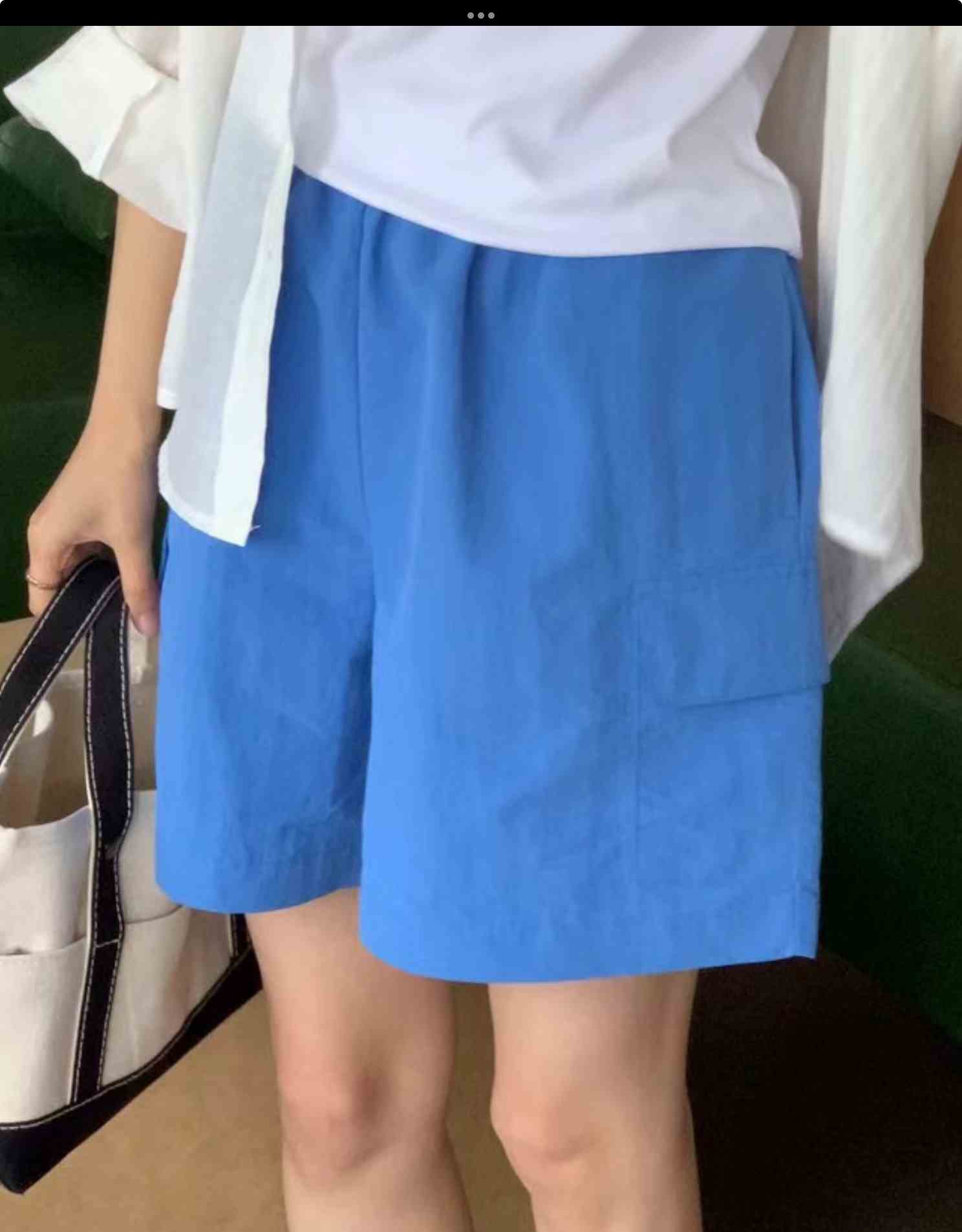 MORGAN韓國直郵東大門代購女士新品職業推薦休閑24秋夏短褲工裝BABY SALON短褲