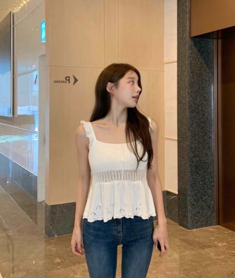 HAY KNOCK-헤이노크-OT韓國直郵女裝新品人氣真品吊帶背心HAY KNOCK吊帶/背心