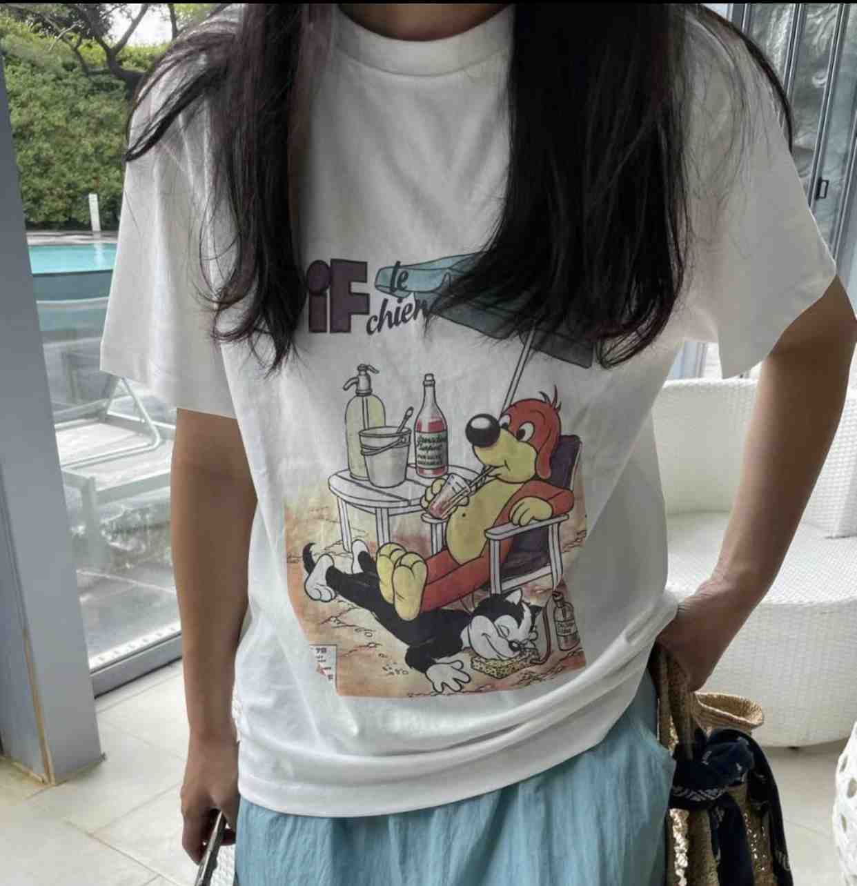 4PI直郵韓國代購女裝新品24秋夏真品熱賣職業時尚人氣T恤4PIT恤