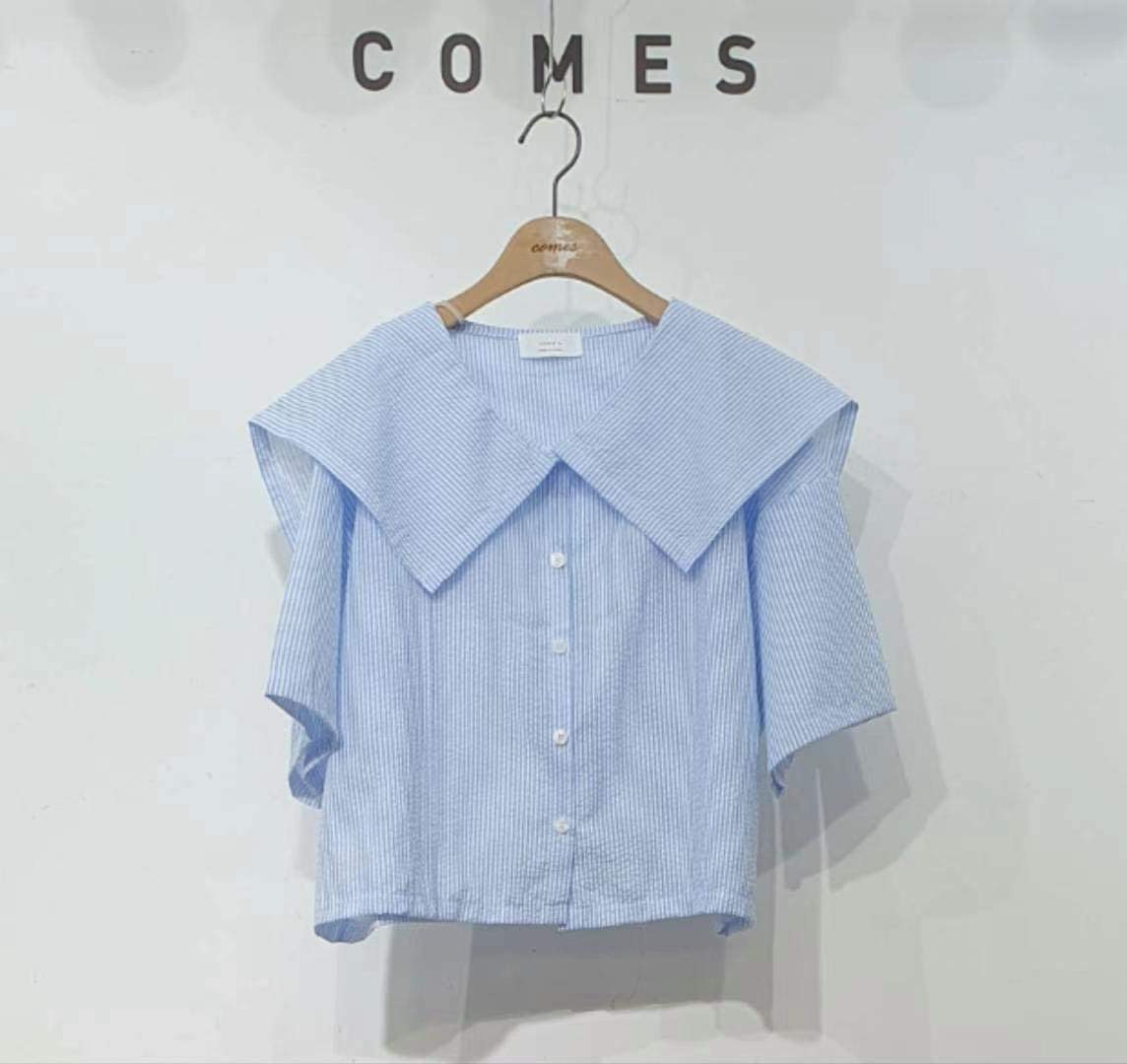 COMES-컴즈-OT韓國直郵女士新品熱賣真品時尚人氣襯衫蕾絲衫COMES-ot襯衫/蕾絲衫