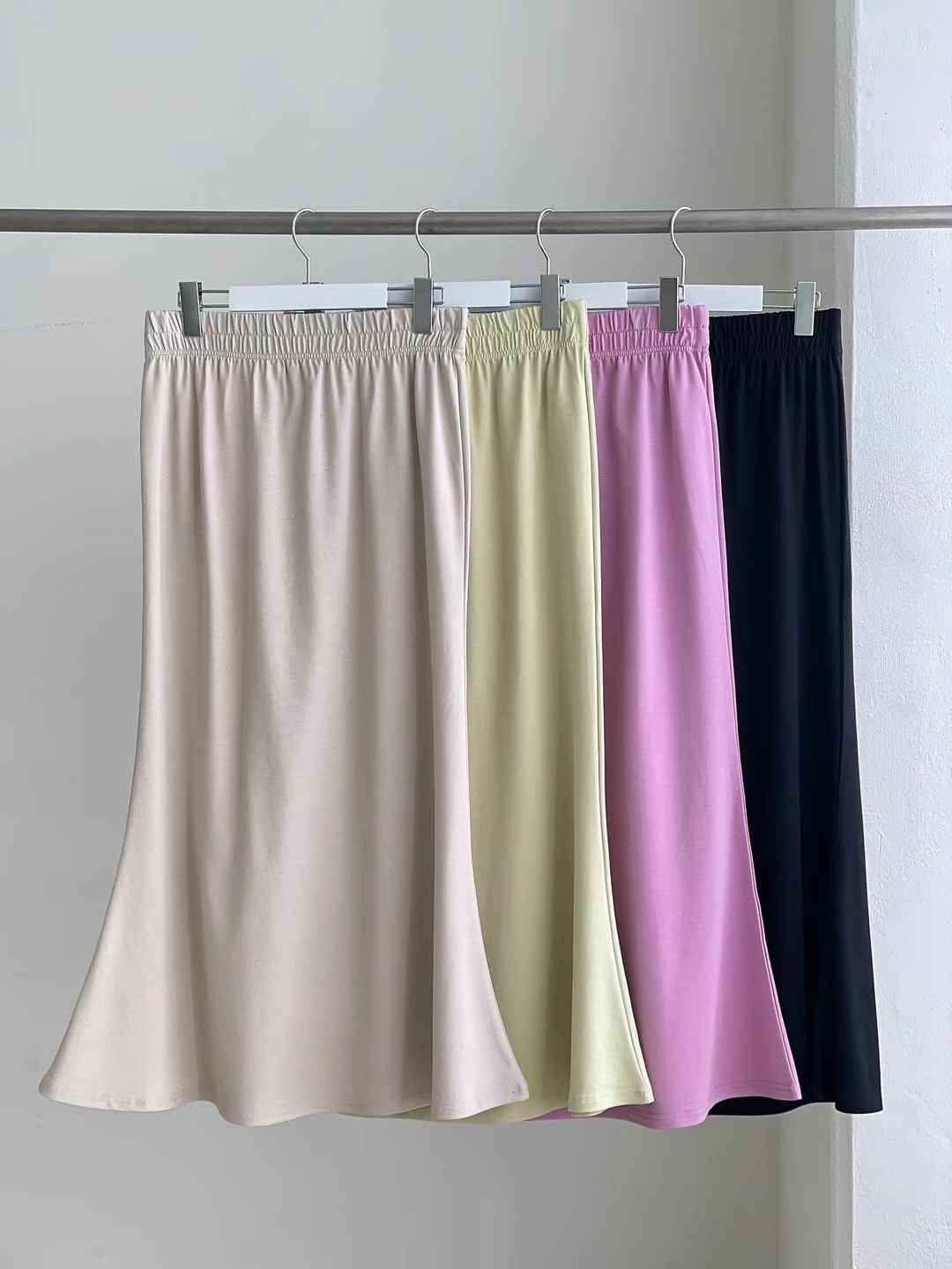 vanilla spon韓國直郵東大門代購女士新品職業熱賣24秋夏長裙vanilla spon長裙