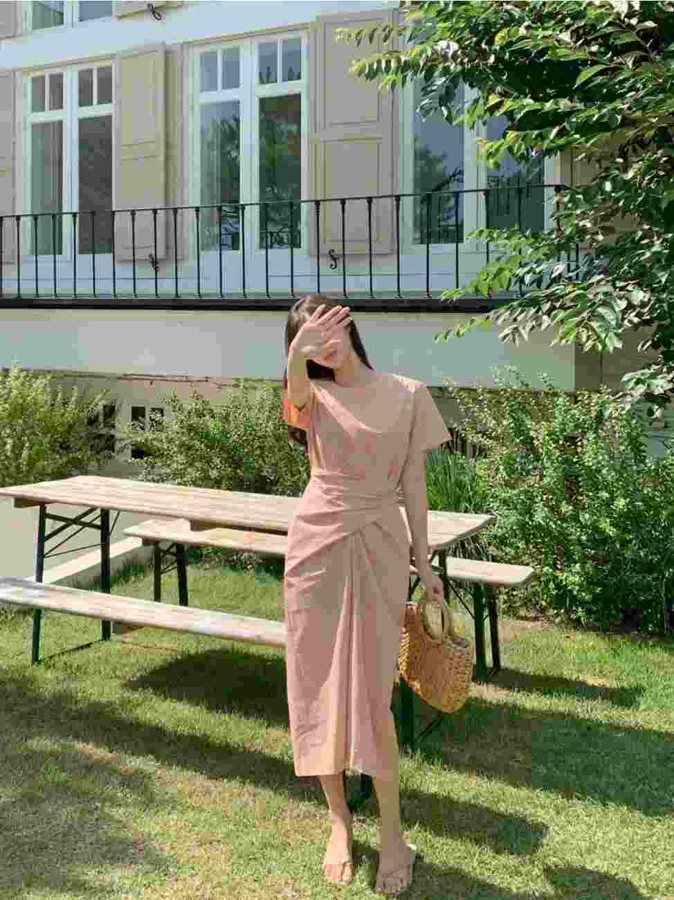 MERCY韓國直郵東大門代購女裝新品真品休閑推薦24秋夏連衣裙MERCY連衣裙