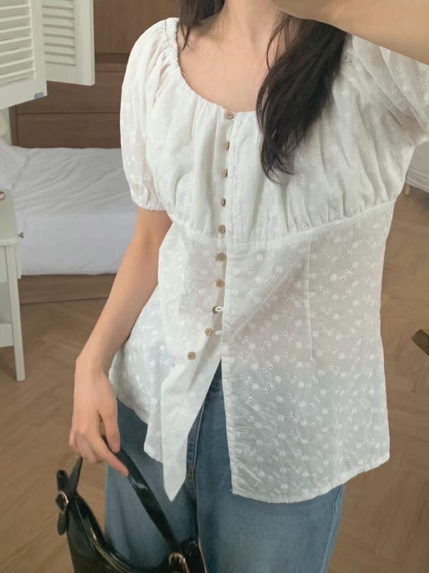 APPEAR韓國直郵女裝新品休閑時尚真品職業24秋夏襯衫蕾絲衫APPEAR襯衫/蕾絲衫