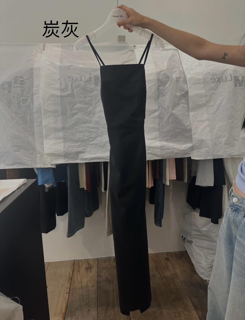 CREAMVILLA韓國直郵東大門實拍女裝新品時尚職業24秋夏連衣裙CREAMVILLA連衣裙