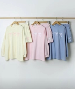 YOU ARE BEAUTIFUL韓國直郵東大門實拍女裝新品熱賣休閑套裝AMIABLE套裝