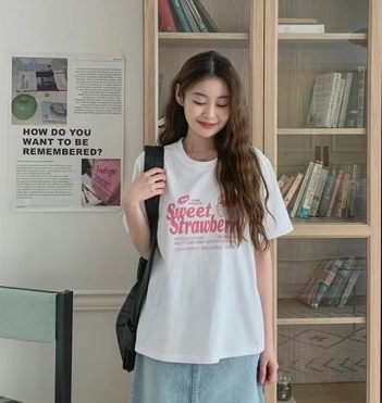 YOU ARE BEAUTIFUL直郵韓國代購女裝新款職業推薦24秋夏T恤AMIABLET恤