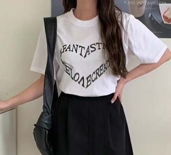 YOU ARE BEAUTIFUL韓國直郵女裝新款24秋夏時尚人氣T恤AMIABLET恤