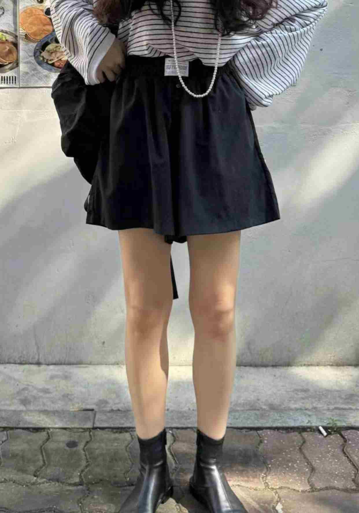 GLOSSY韓國代購女士新款休閑熱賣時尚真品人氣24秋夏短褲GLOSSY短褲