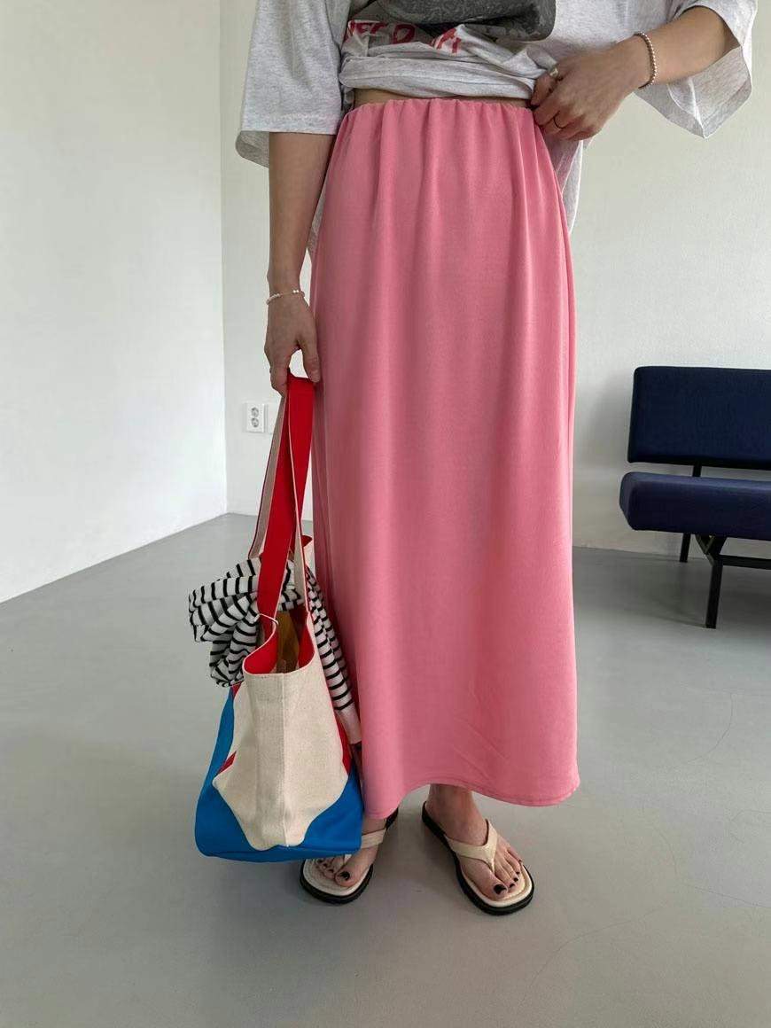 GLOSSY東大門直郵女士新品熱賣職業休閑推薦時尚24秋夏長裙GLOSSY長裙