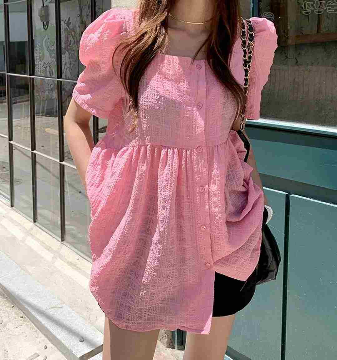 GLOSSY東大門代購女裝新品真品時尚人氣職業熱賣襯衫蕾絲衫GLOSSY襯衫/蕾絲衫