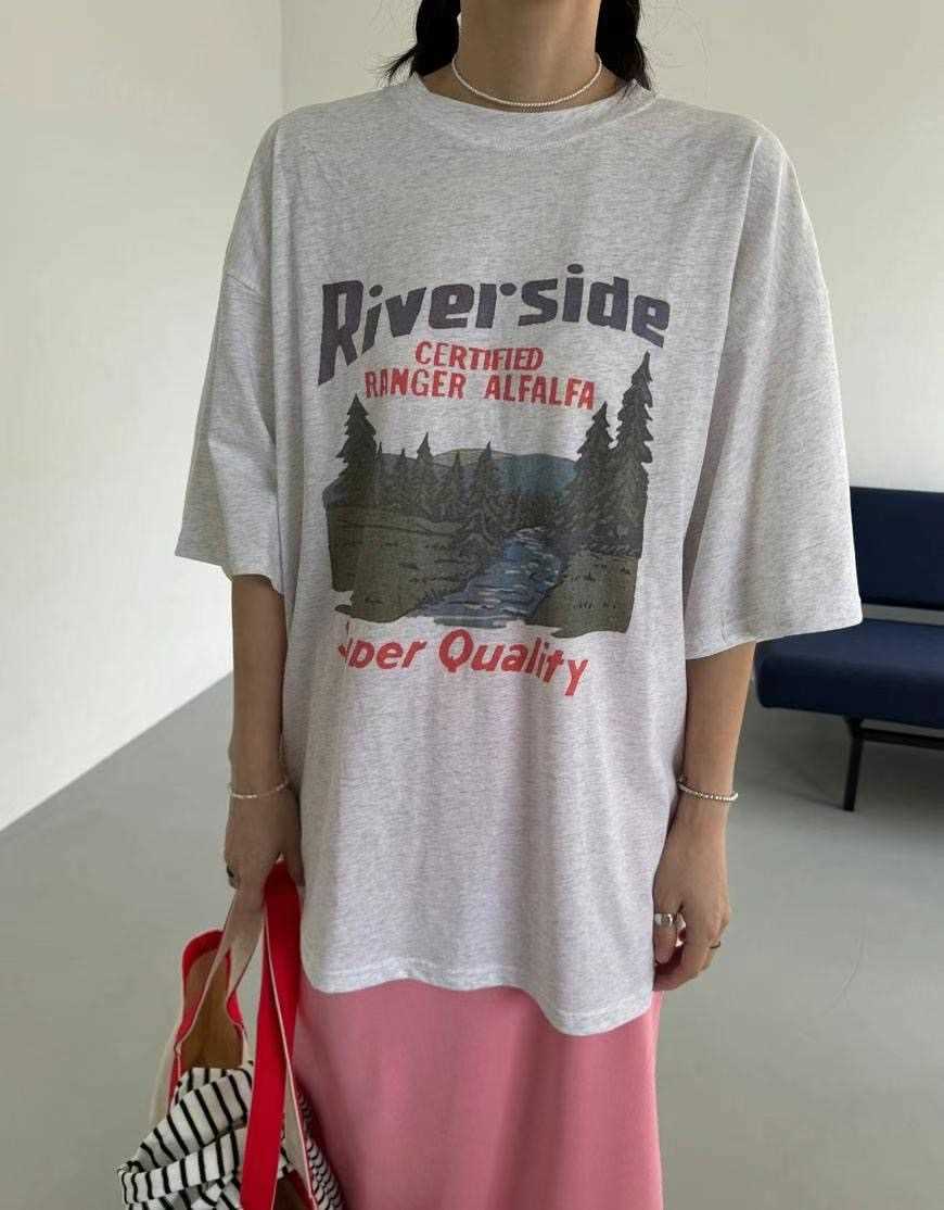 GLOSSY韓國代購女裝新款熱賣休閑職業推薦真品人氣24秋夏T恤GLOSSYT恤