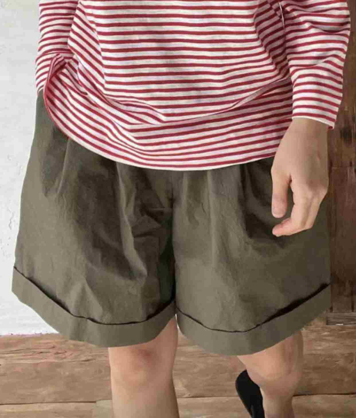 FEBRUUARY韓國直郵女裝新款24秋夏真品推薦休閑短褲緊身褲WOODEN短褲