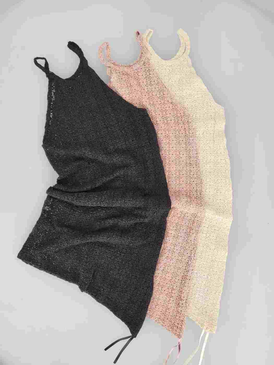 STREET韓國直郵東大門代購女裝新品休閑24秋夏連衣裙蕾絲STREET連衣裙