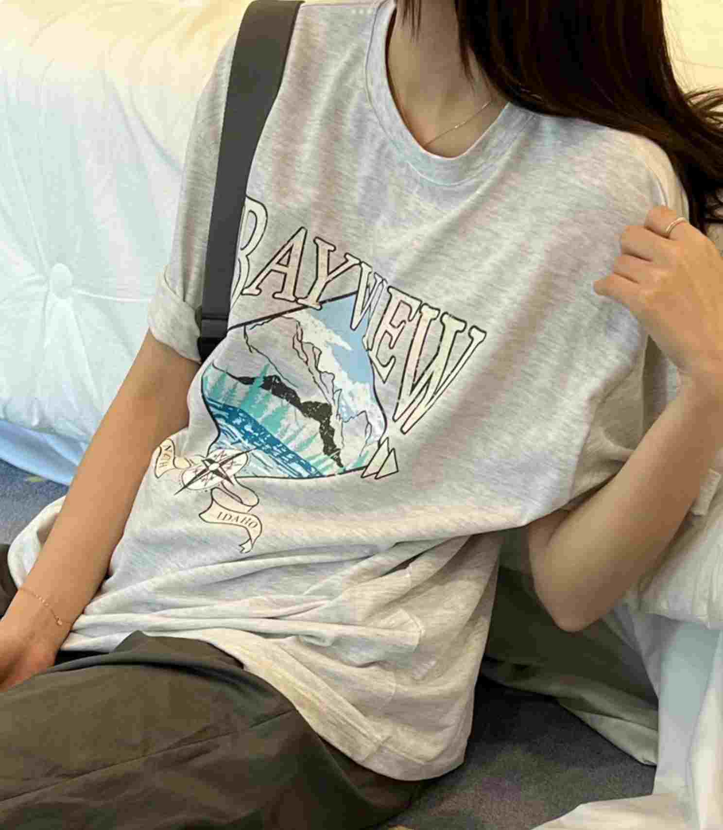 ALL OF US韓國直郵東大門代購女裝新品人氣熱賣推薦24春夏T恤ALL OF UST恤