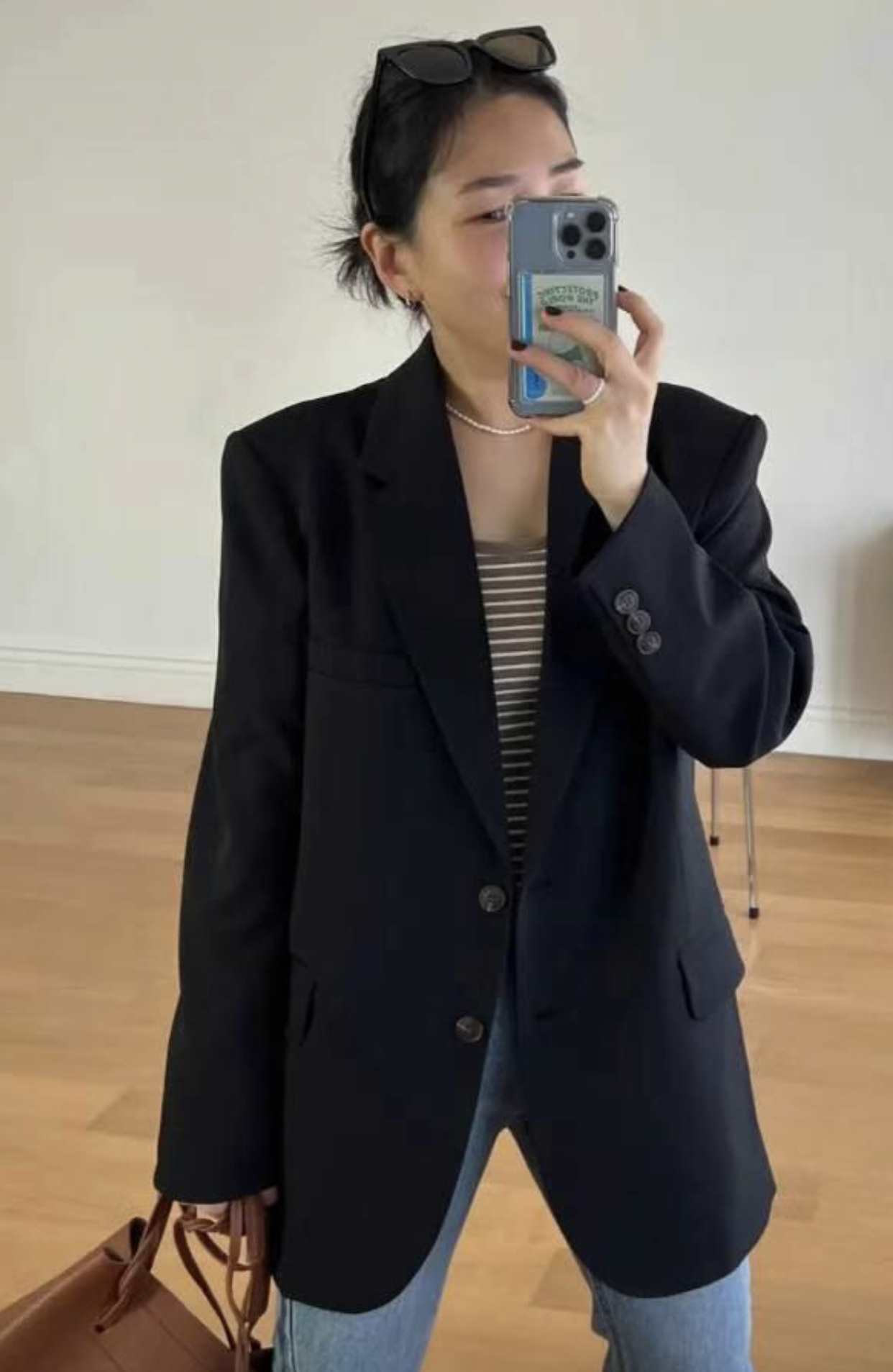 HONESTY韓國直郵東大門實拍女裝新款真品推薦職業人氣夾克寬松HONESTY夾克