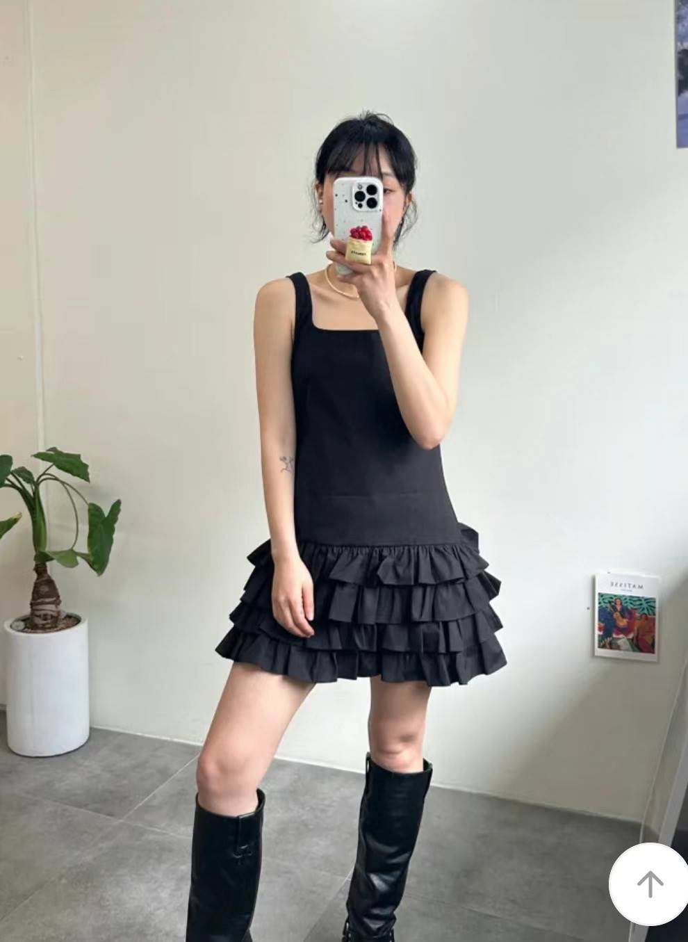 TOMBO韓國直郵女裝新款24春夏職業真品時尚人氣休閑連衣裙TOMBO連衣裙