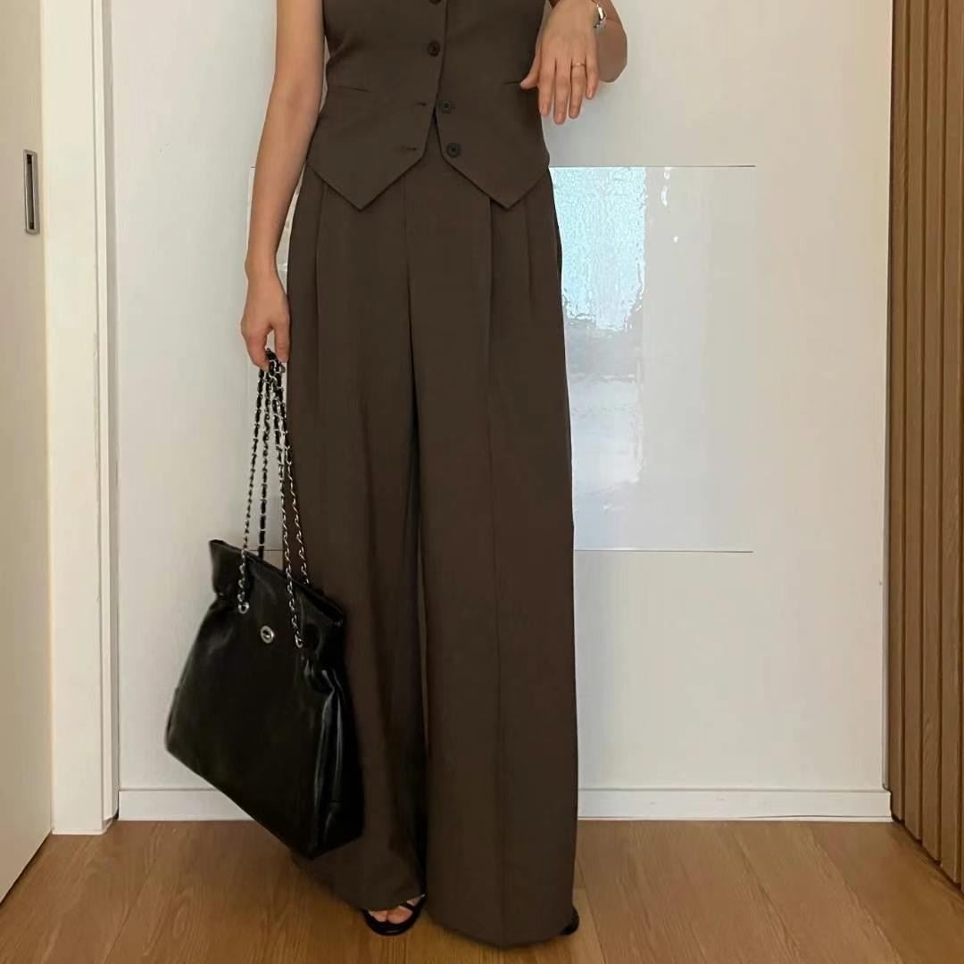 HONESTY韓國直郵東大門代購女裝新款休閑職業24春夏正裝褲西褲HONESTY正裝褲/西褲