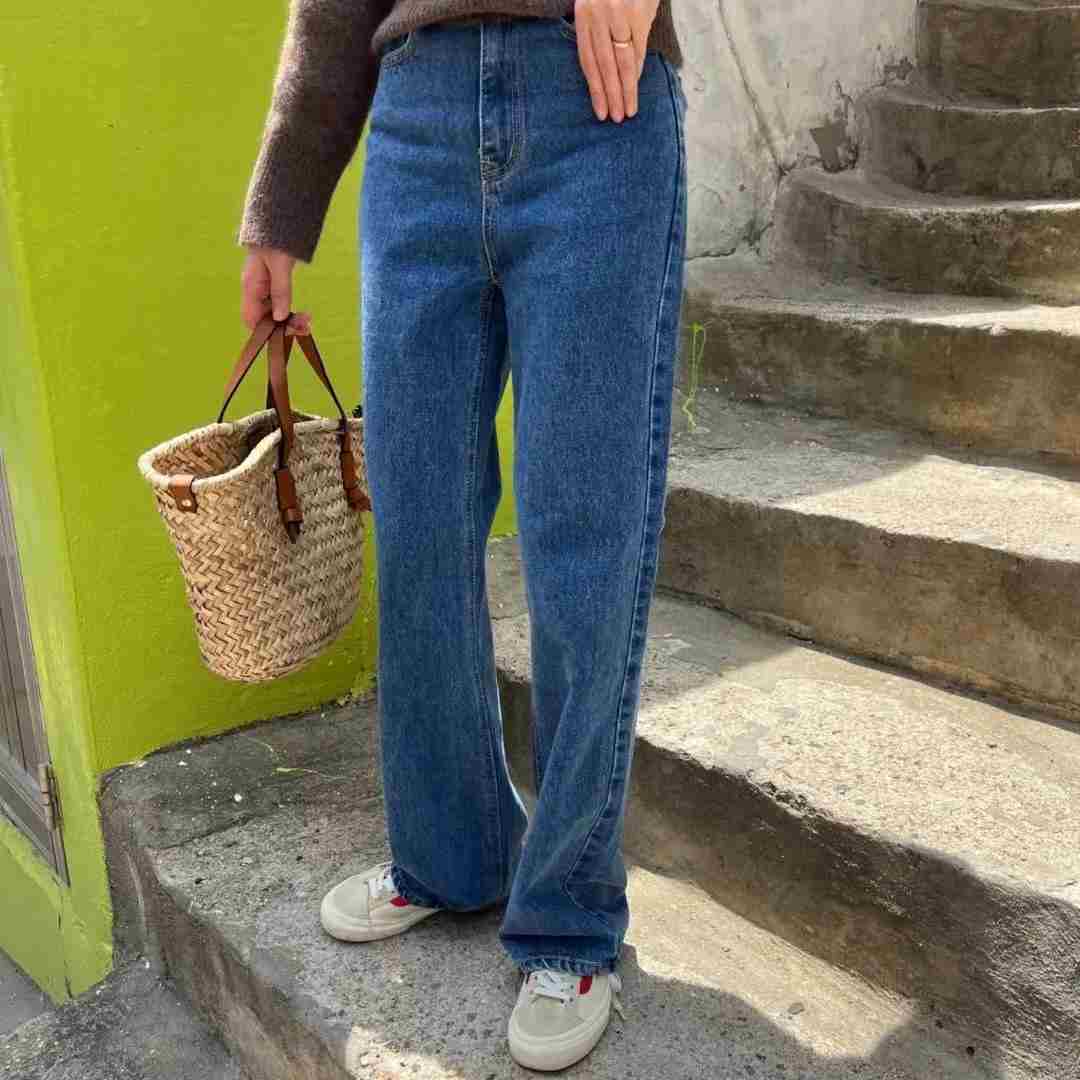 HONESTY韓國直郵東大門代購女裝新款時尚真品熱賣牛仔褲牛仔布HONESTY牛仔褲