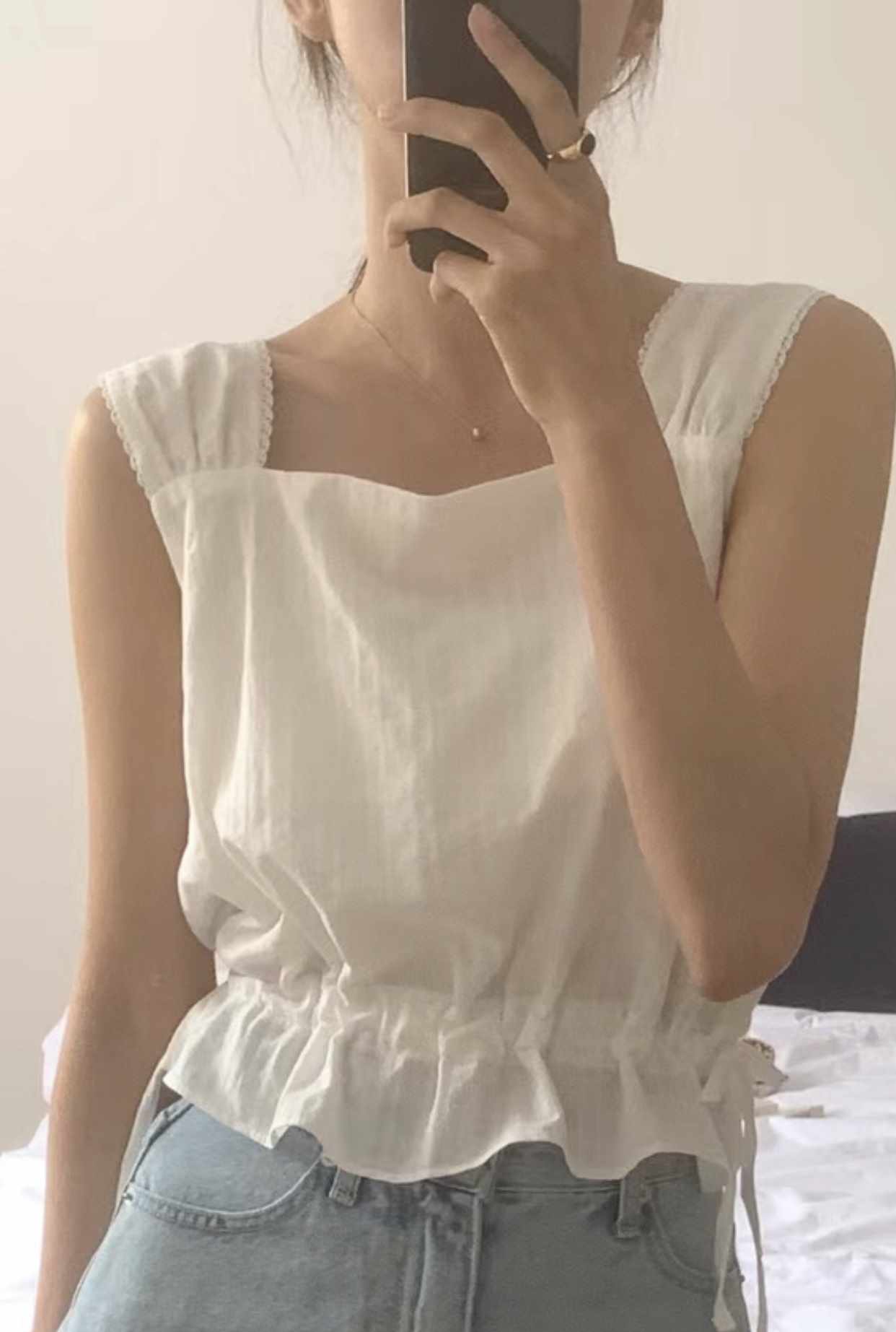 DEAR.FOREST韓國直郵東大門實拍女裝新款真品熱賣襯衫蕾絲衫DEAR.FOREST襯衫/蕾絲衫