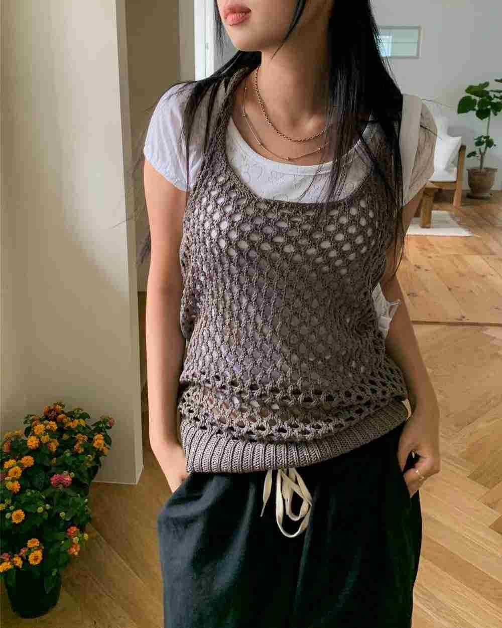 LAYOUT韓國直郵女裝新款推薦熱賣人氣時尚休閑真品吊帶背心LAYOUT吊帶/背心