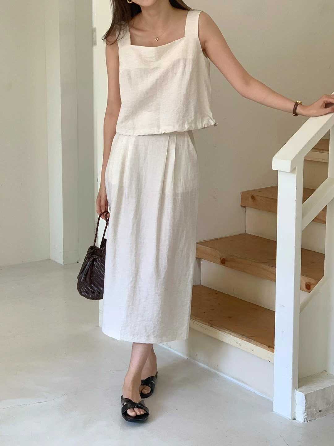 POLLEN東大門實拍女士新款推薦職業熱賣時尚休閑人氣24秋夏套裝POLLEN套裝