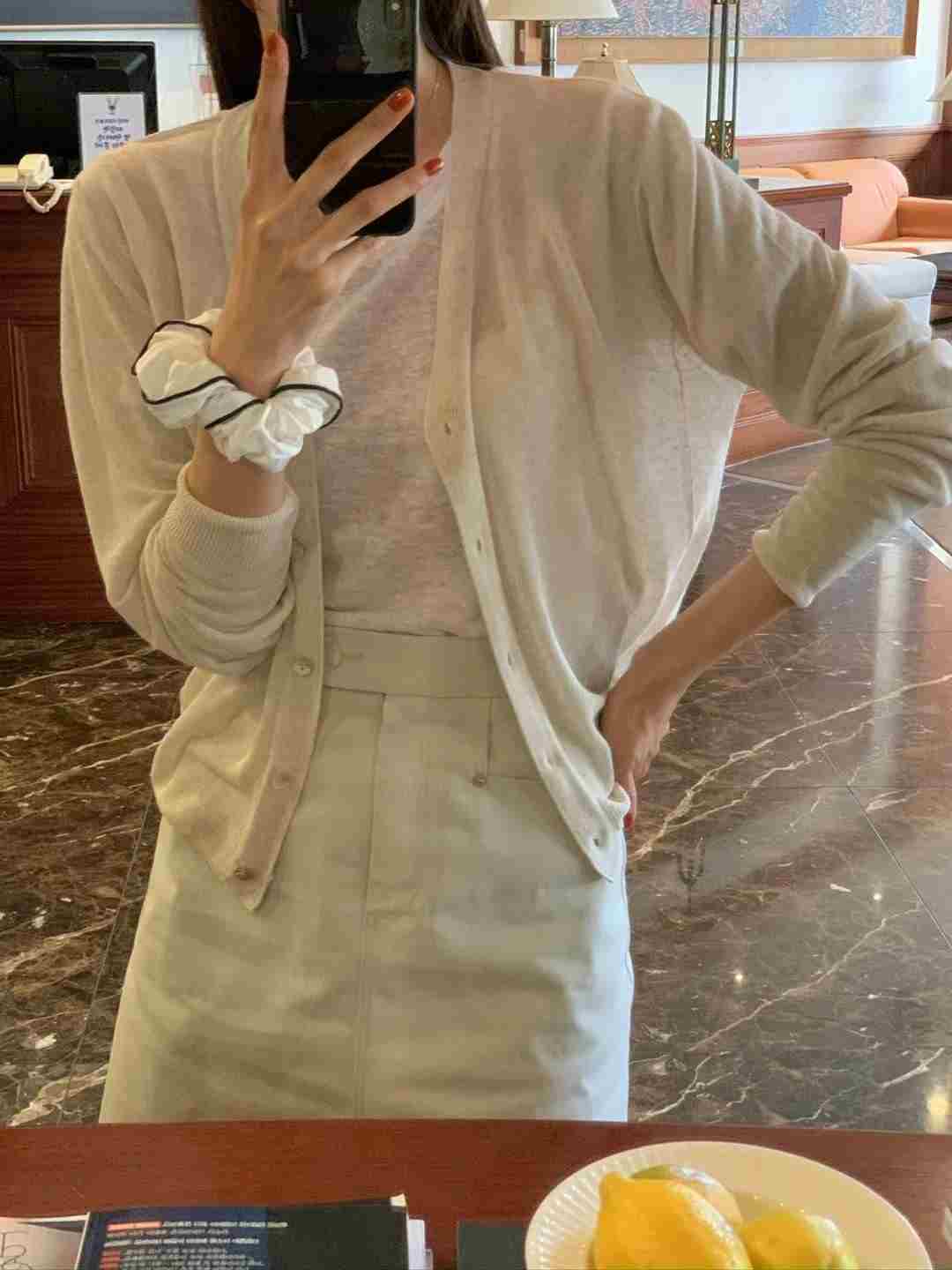 POLLEN韓國直郵女裝新款真品24秋夏人氣職業時尚熱賣針織衫POLLEN針織衫