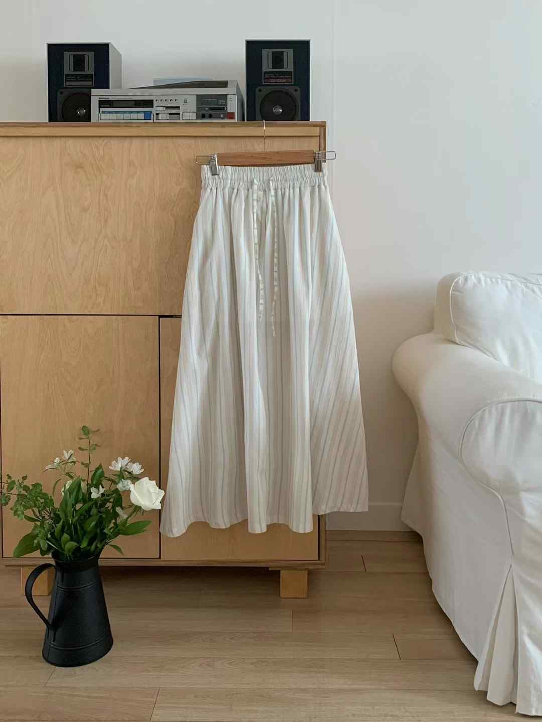 POLLEN東大門代購女士新品休閑職業人氣24秋夏半身裙中短裙POLLEN半身裙/中短裙