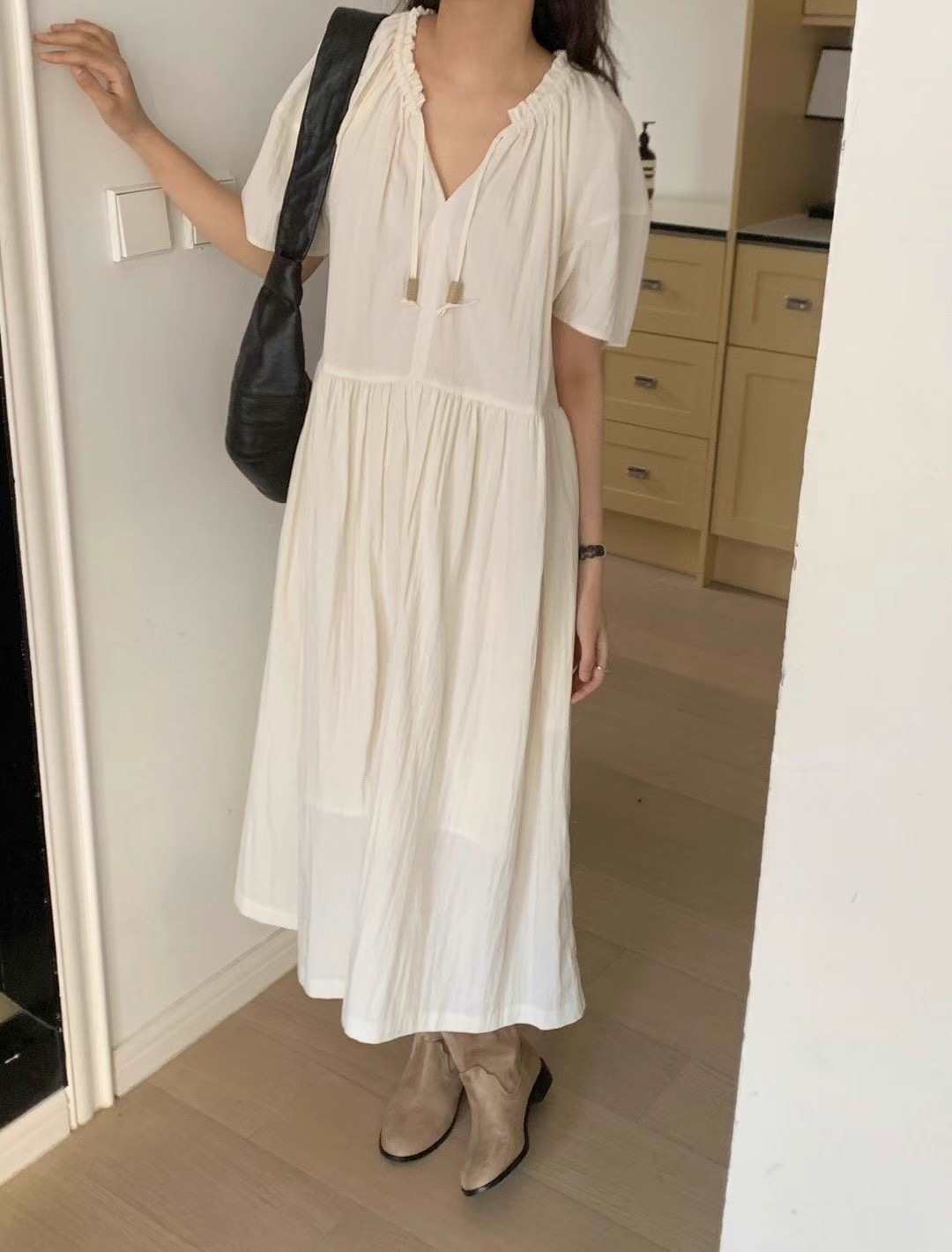 AN STAND韓國直郵女裝新品推薦休閑職業真品人氣24春夏連衣裙AN STAND-2件起連衣裙