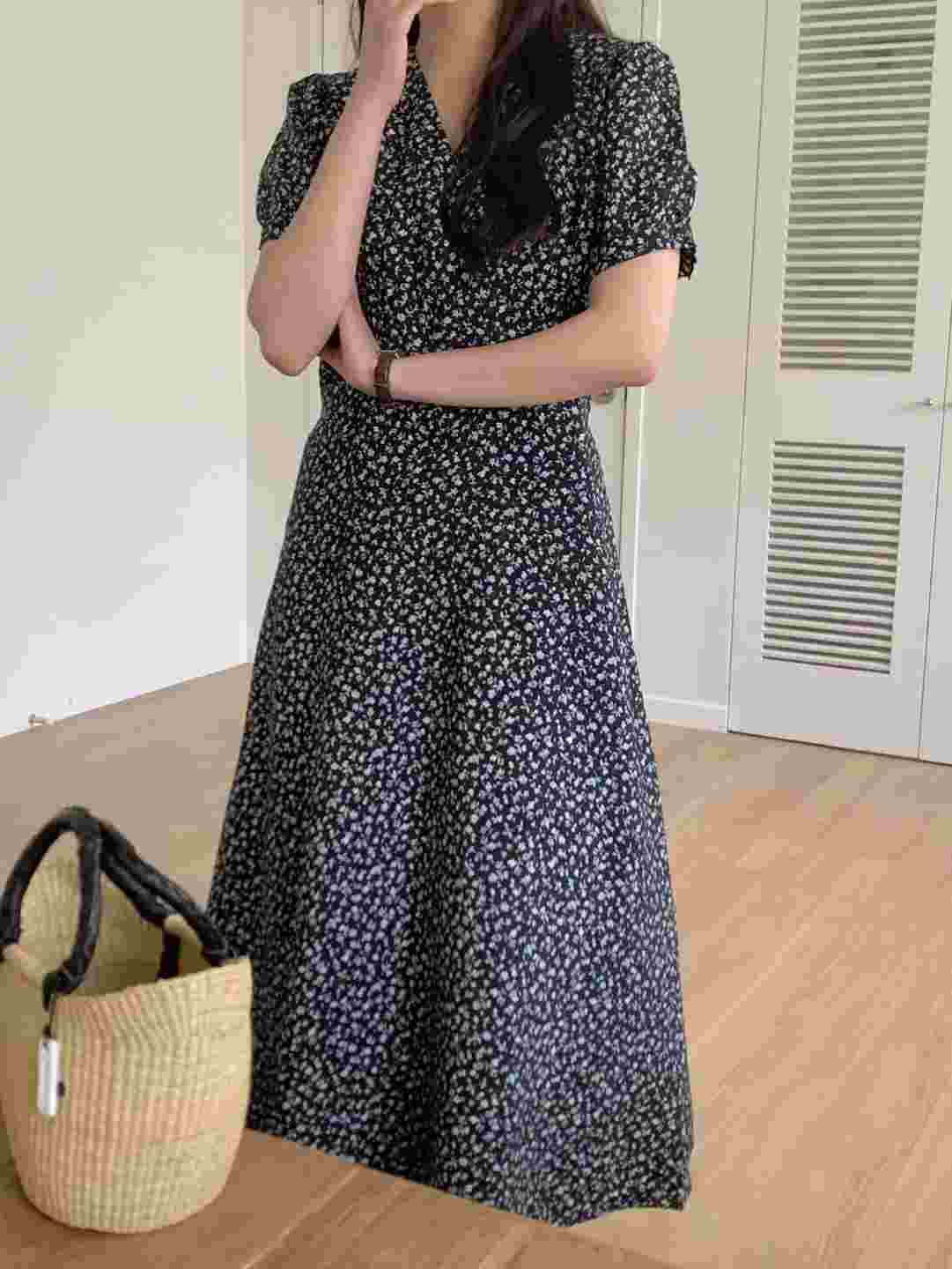 AN STAND韓國直郵東大門實拍女裝新品熱賣職業休閑時尚連衣裙AN STAND-2件起連衣裙