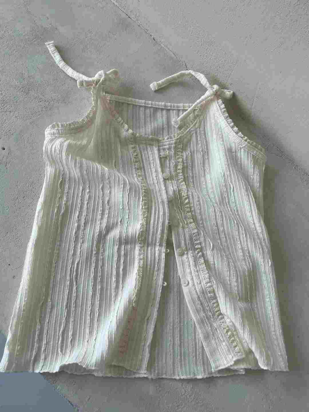 THELACREAM韓國直郵女裝新款時尚休閑熱賣人氣職業吊帶背心SPOON吊帶/背心