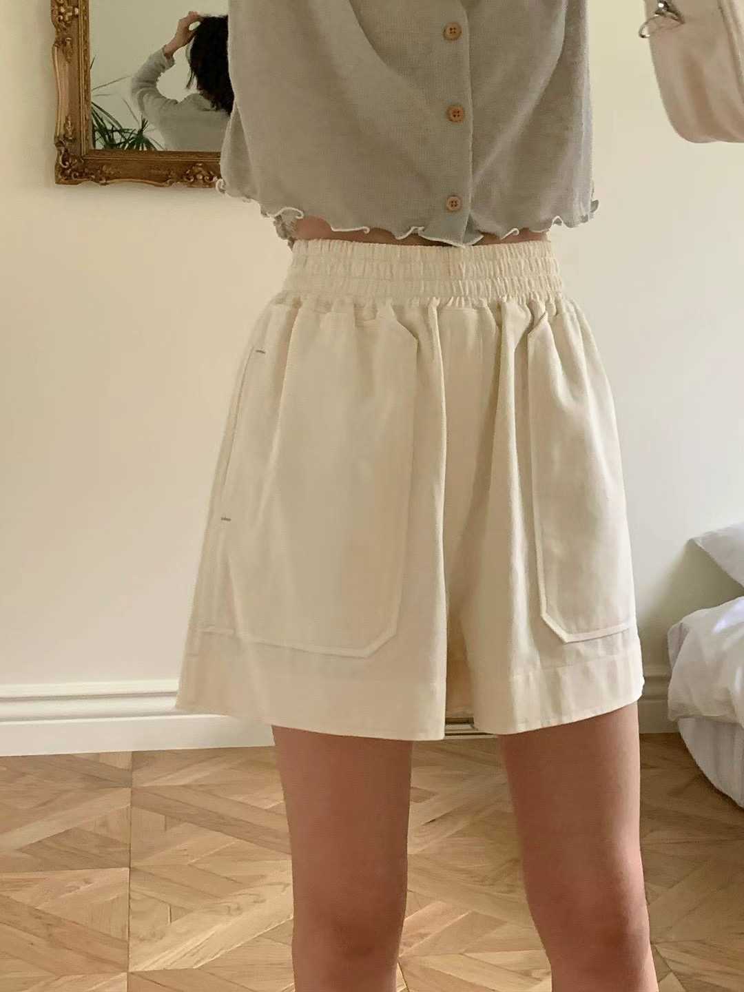 POLLEN東大門代購女士新品推薦真品人氣時尚24秋夏職業短褲POLLEN短褲