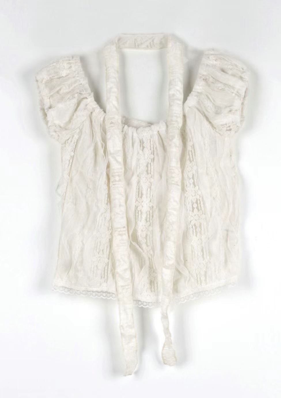 THELACREAM韓國直郵東大門代購女裝新品熱賣時尚襯衫蕾絲衫SPOON襯衫/蕾絲衫