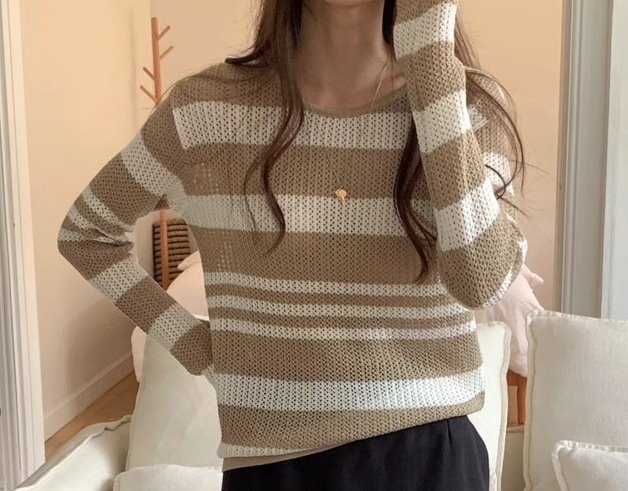 POLLEN東大門實拍女裝新款推薦真品休閑24秋夏時尚針織衫POLLEN針織衫