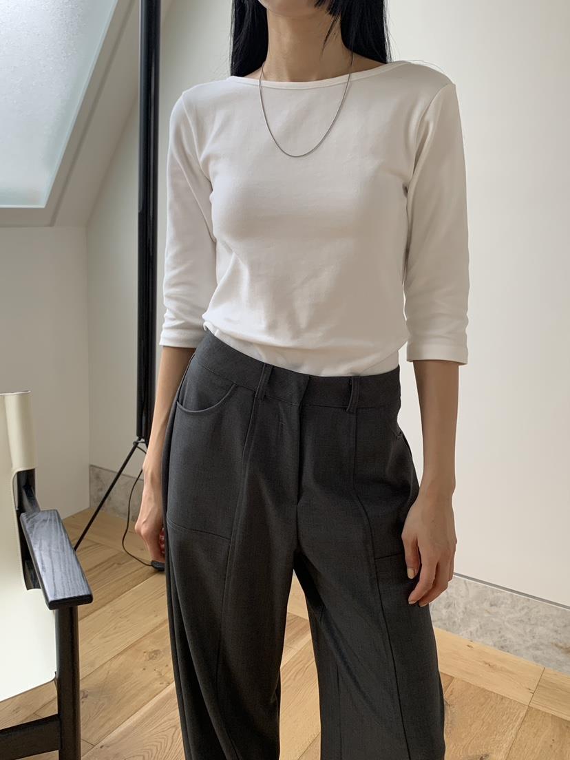 US直郵韓國代購女裝新品24春夏真品推薦休閑職業熱賣人氣T恤UST恤