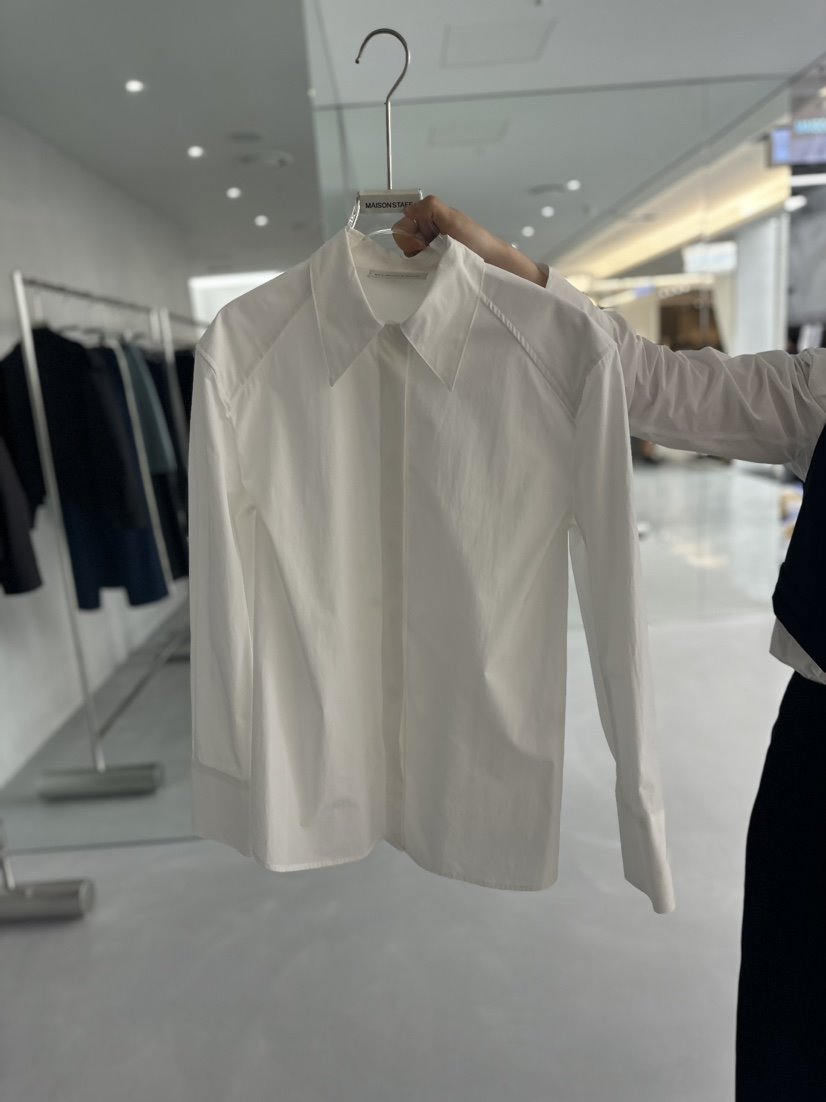 DOUBLE STANDARD/LE SMOKING韓國直郵女裝新品24春夏襯衫蕾絲衫MAISONSTAFF襯衫/蕾絲衫