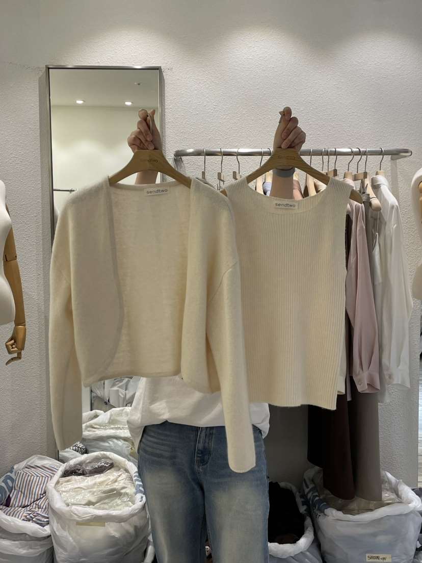 Sendtwo韓國直郵東大門實拍女裝新品休閑真品職業24春夏套裝SENDTWO套裝