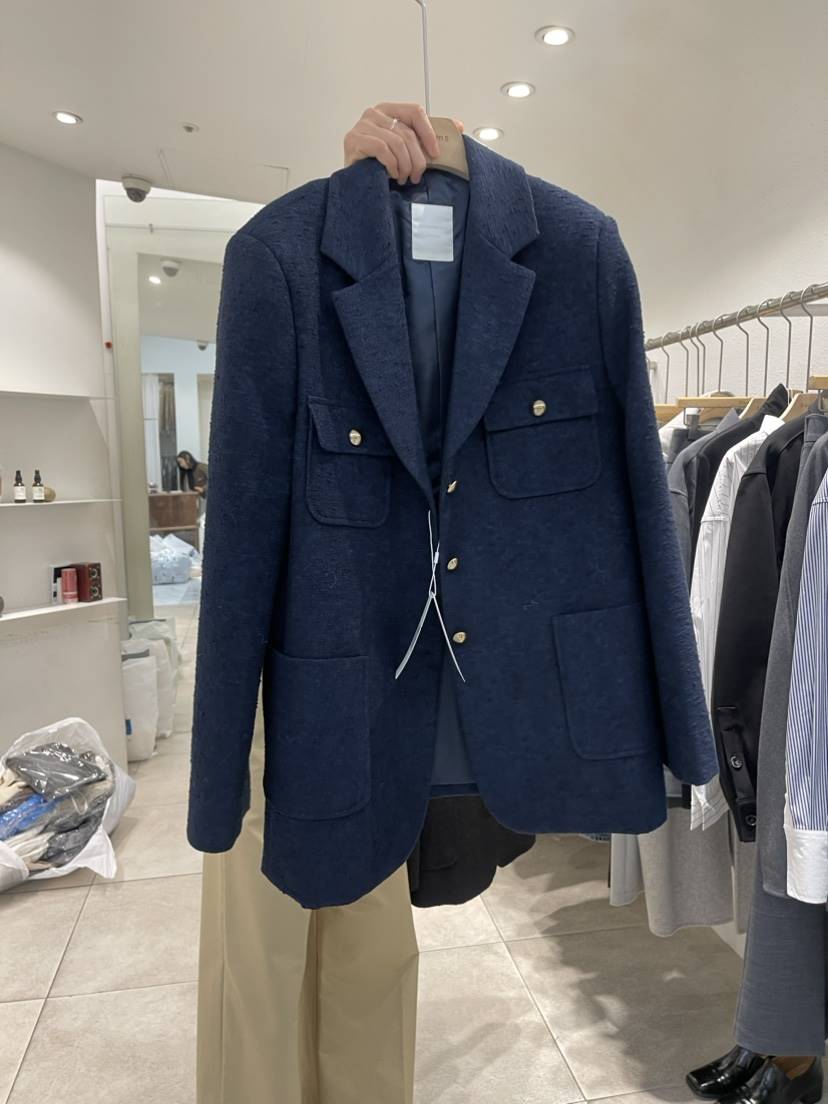 cornerbloom/3rooms韓國直郵女裝新品熱賣推薦休閑夾克花呢THE SUIT BAR夾克