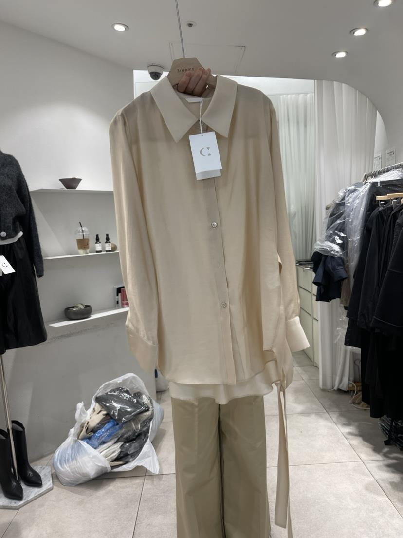 cornerbloom/3rooms韓國直郵東大門實拍女裝新品休閑襯衫蕾絲衫THE SUIT BAR襯衫/蕾絲衫