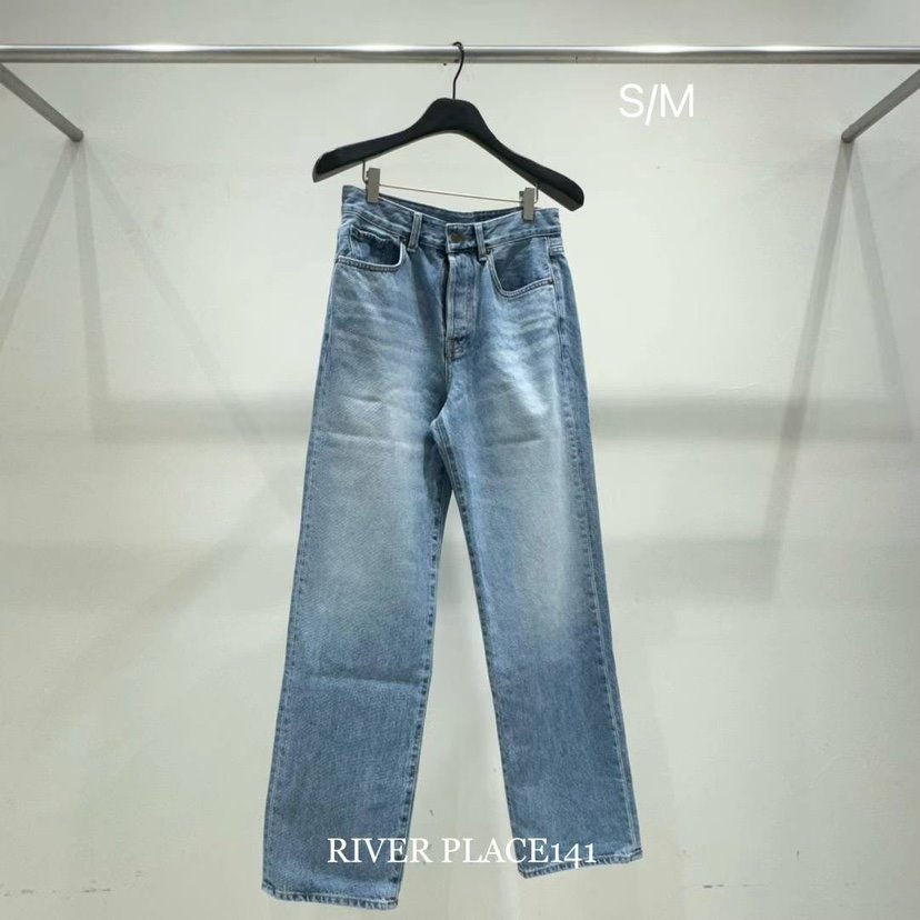 WATER/RIVER直郵韓國代購女裝新品休閑真品人氣熱賣牛仔褲WATER/RIVER牛仔褲
