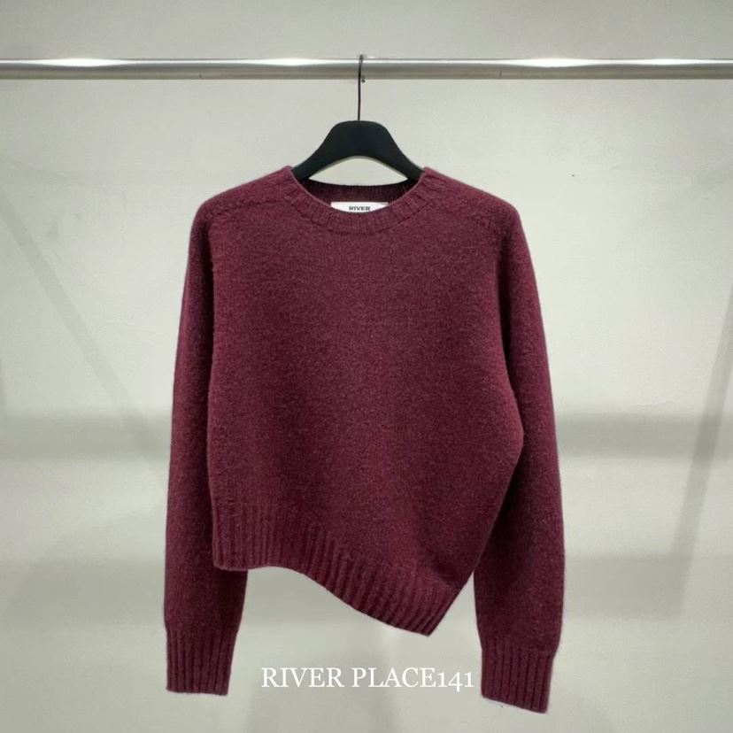 WATER/RIVER韓國直郵東大門代購女裝新款真品時尚24春夏長袖T恤WATER/RIVER長袖T恤
